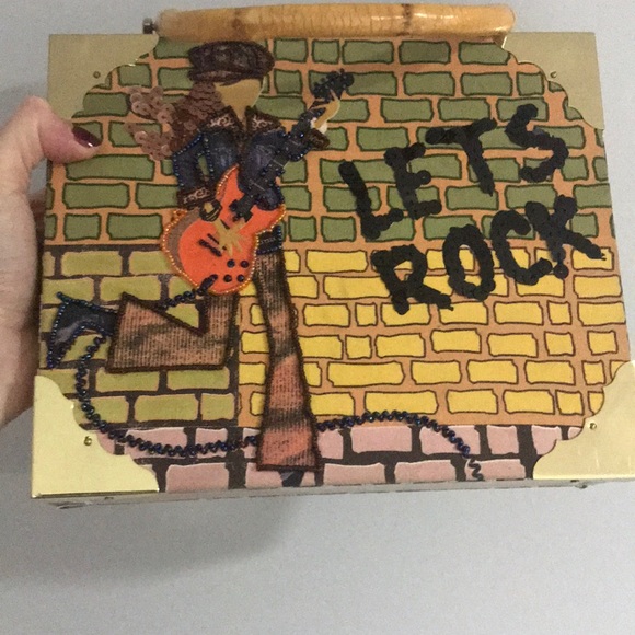 Unique, handmade cigar box bag - Picture 3 of 4